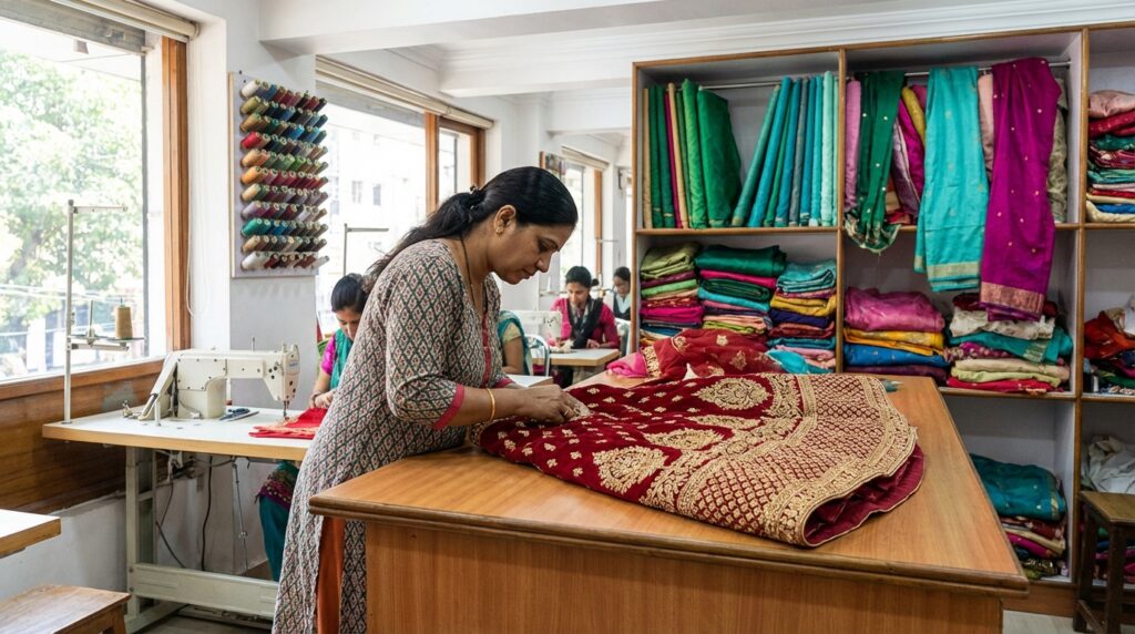 lehenga stitching cost in Hyderabad bridal lehenga tailoring