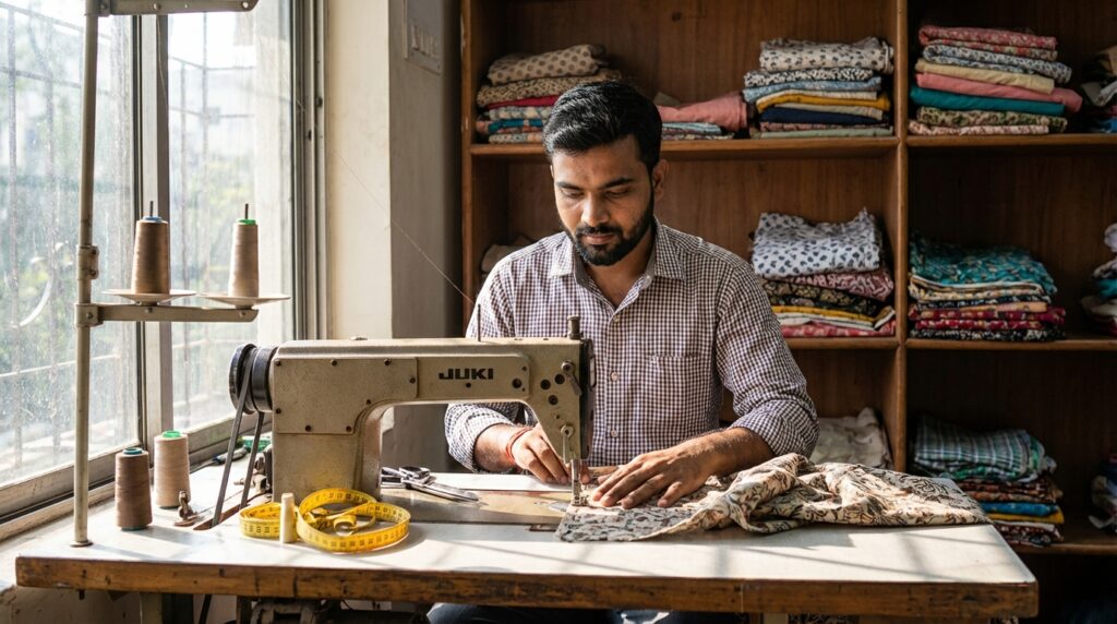 suit stitching price India designer salwar suit tailoring process