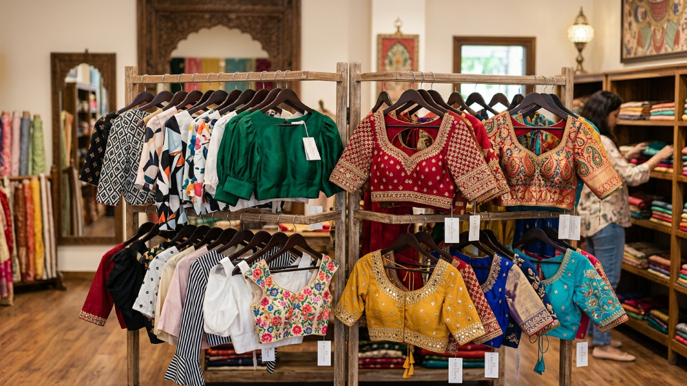  Blouse designer near me showcasing custom blouse stitching designs
