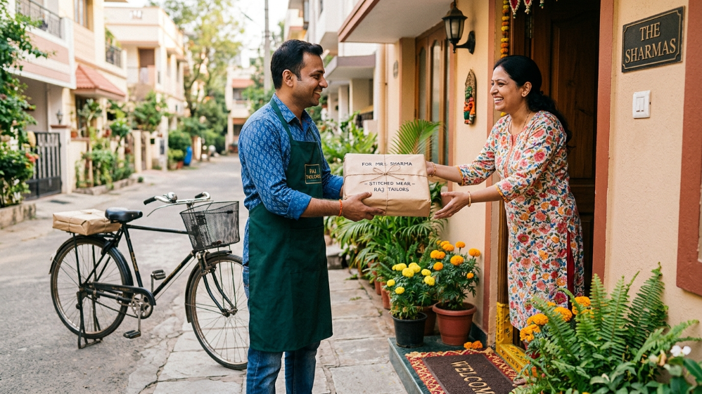  online tailoring service Hyderabad doorstep delivery experience