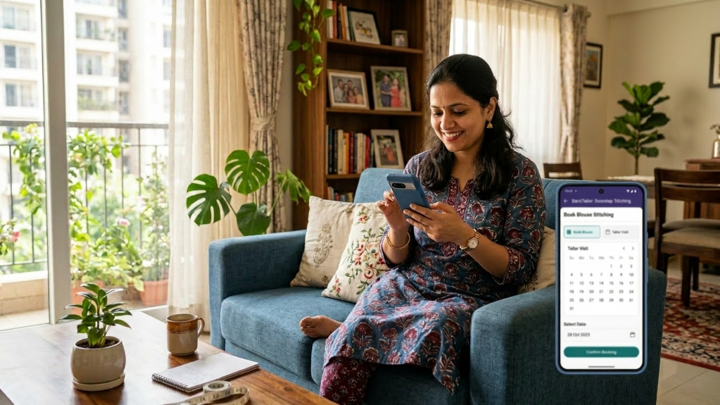 women's tailoring app Hyderabad booking online tailoring app Hyderabad
